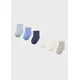 Mayoral Σετ 6 Καλτσάκια Γαλάζια | Βρεφικά καπέλα - Βρεφικές κορδέλες - τσιμπιδάκια - Βρεφικές κάλτσες - καλσόν - σκουφάκια - γαντάκια για μωρά στο Fatsules