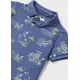 Mayoral Πόλο Κοντομάνικο Σταμπωτό Μπλε | Βρεφικά μπλουζάκια-πουλόβερ στο Fatsules