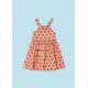 Mayoral Φόρεμα Μακό Σταμπωτό Ροζ Σομόν | Φορέματα - Φούστες - Τσάντες στο Fatsules