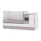 Πολυμορφικό κρεβάτι Lorelli Minimax - White/Light Oak | Πολυμορφικά Κρεβάτια στο Fatsules