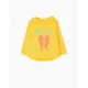 Μπλούζα 'you & me' Ζippy - Κίτρινο | Βρεφικά μπλουζάκια-πουλόβερ στο Fatsules