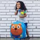 Μαλακό 3D Βαλιτσάκι-τρόλεϊ Oops Happy Trolley Bear | Σχολικές Τσάντες Πλάτης  στο Fatsules