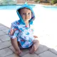 Swim Coverup Zoocchini UPF50+ Καρχαρίας | Μαγιό για μωρά - Πόντσο - Πετσέτες Παραλίας - Καπέλα Με Ηλιακή Προστασία στο Fatsules