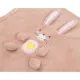 Κουβέρτα Αγκαλιάς & Λίκνου 3D Kikka Boo Pink Bunny | Προίκα Μωρού - Λευκά είδη στο Fatsules