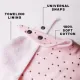 Σετ 3τεμ. Σαλιάρες-Μπαντάνες Minene Pink Rainbow Ροζ | Προίκα Μωρού - Λευκά είδη στο Fatsules