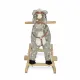 Κουνιστό Ξύλινο Αλογάκι Cangaroo Moni Toys Plush rocking animal horse Spotty | Παιδικά παιχνίδια στο Fatsules
