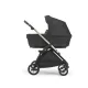 Σύστημα μεταφοράς Inglesina Electa Quattro Upper Black με σκελετό Iridio Black και παιδικό κάθισμα αυτοκινήτου Darwin | Πολυκαρότσια 3 σε 1 στο Fatsules