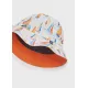 Mayoral Καπέλο διπλής όψης ECOFRIENDS με σχέδιο καραβάκια Λευκό-Μπλε | Καπέλα στο Fatsules