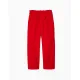 Παντελόνα 'Paperbag' Κόκκινο | Παντελόνια - Κολάν - Σόρτς - Βερμούδες στο Fatsules