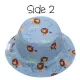 Καπέλο διπλής όψης FlapJackKids UPF50+ αδιάβροχο Lion/Monkey (Medium) | ΚΑΛΟΚΑΙΡΙΝΑ στο Fatsules